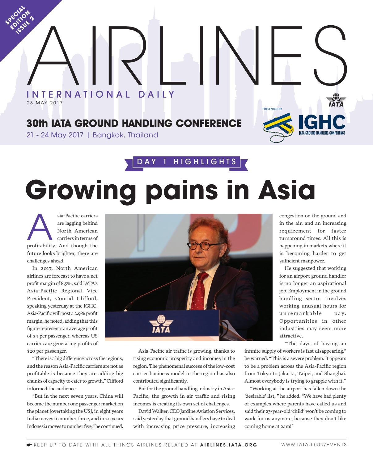 IATA Ground Handling Conference 23 May 2017 by Redactive Media Group - issuu
