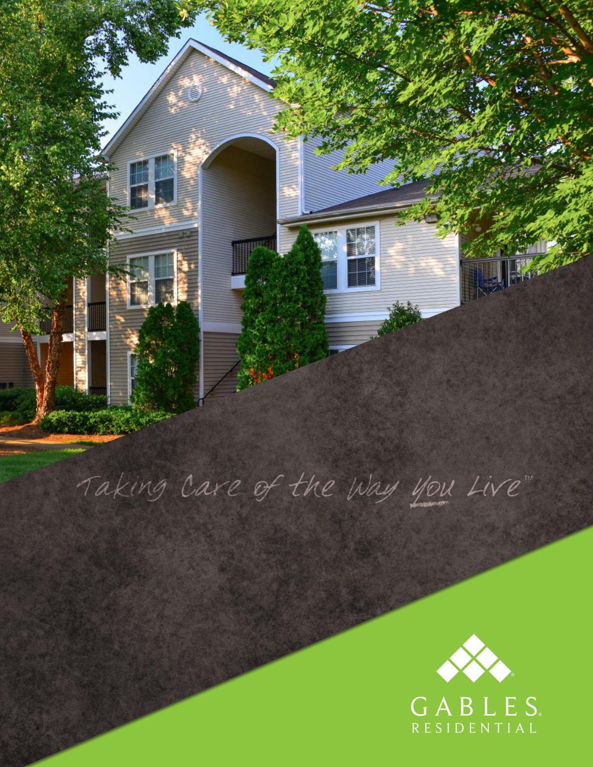 Matthews Reserve eBrochure by Gables Residential Issuu