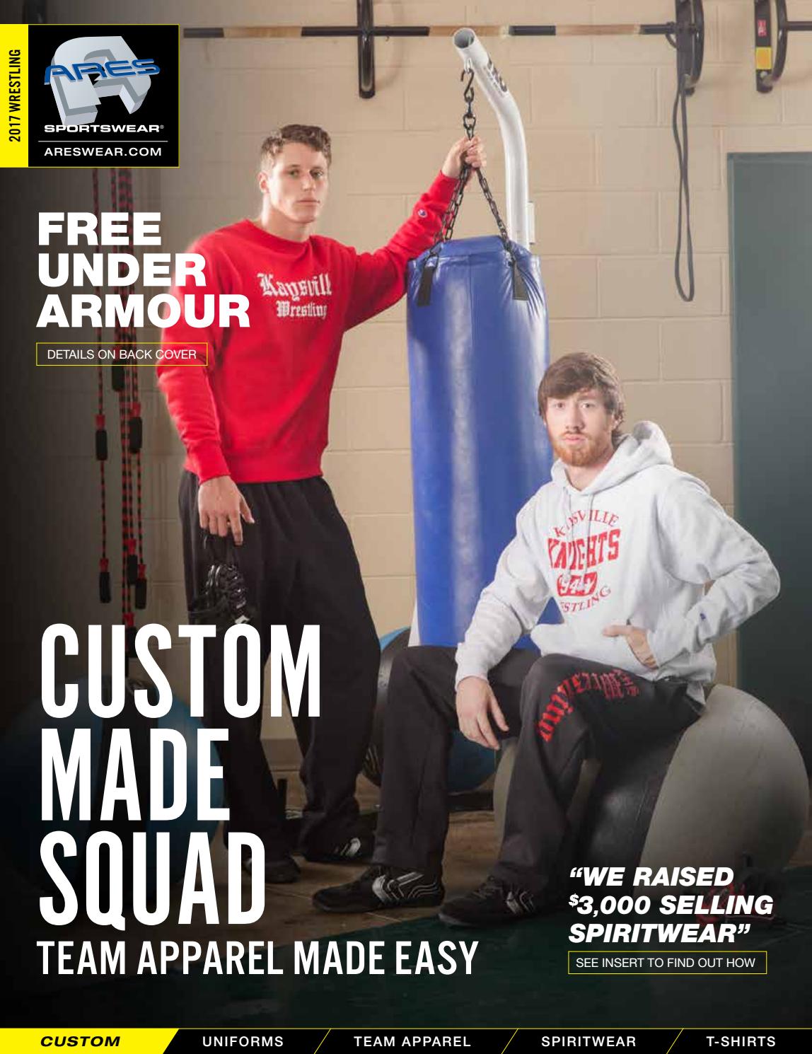 2017 Ares Sportswear Wrestling Catalog by Ares Sportswear Issuu