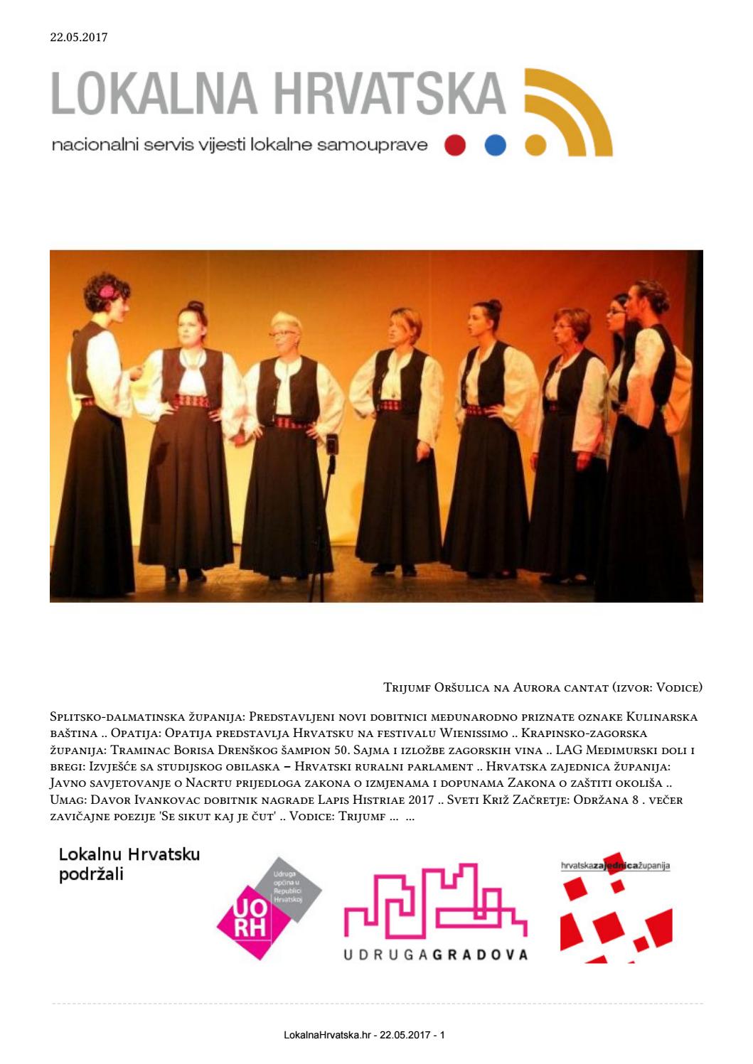 22.05.2017. u Hrvatskoj by Lokalna Hrvatska Issuu
