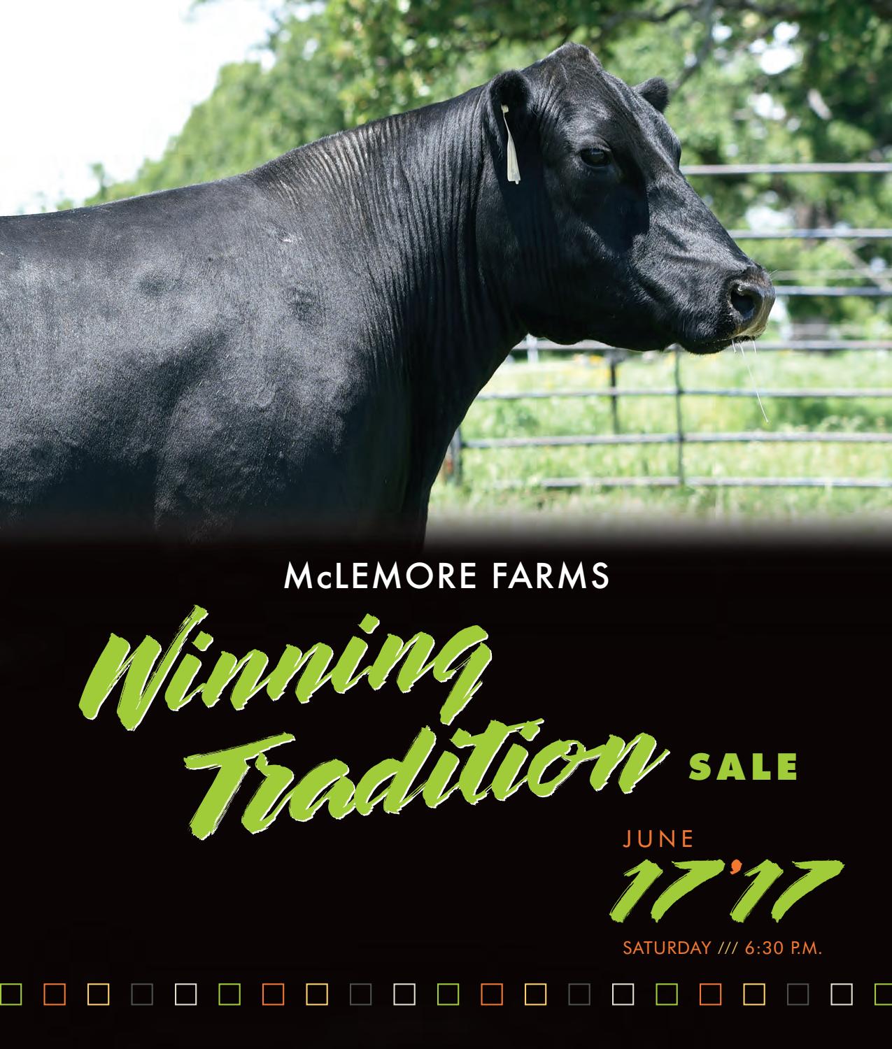 McLemore Farms Winning Tradition Sale 6.17.17 by Southwest TypeStyles