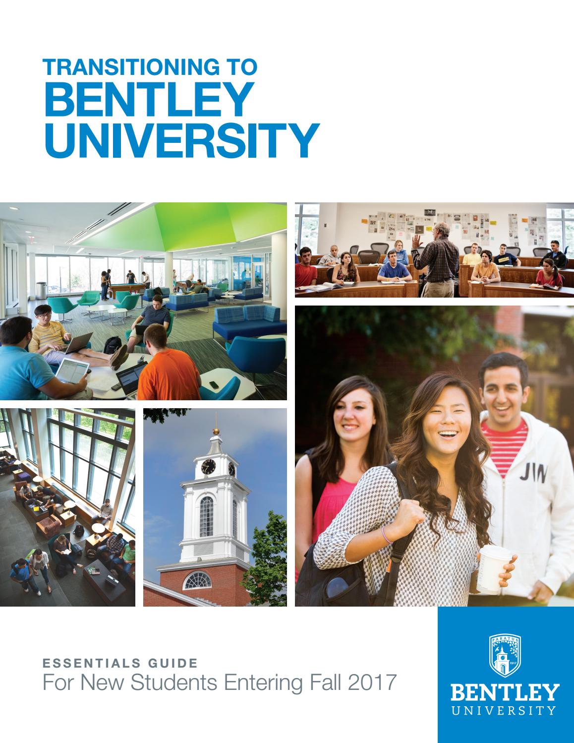 Bentley Essentials Guide By Bentley University New Student Programs Bentley Essentials Guide By Bentley University New Student Programs