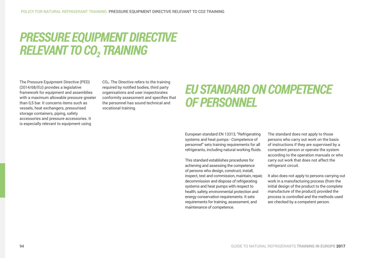 guide to european pressure equipment Pressure vessel inspections.