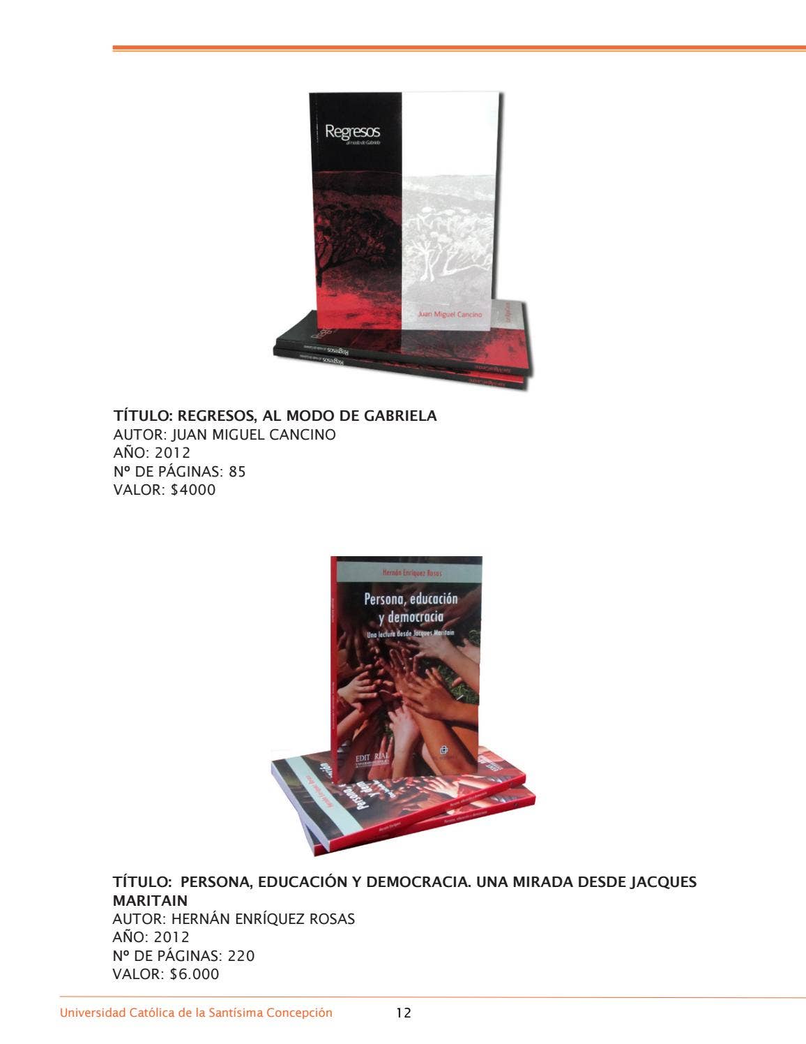 Catálogo Editorial UCSC 2017 by Universidad Católica de la Santísima
