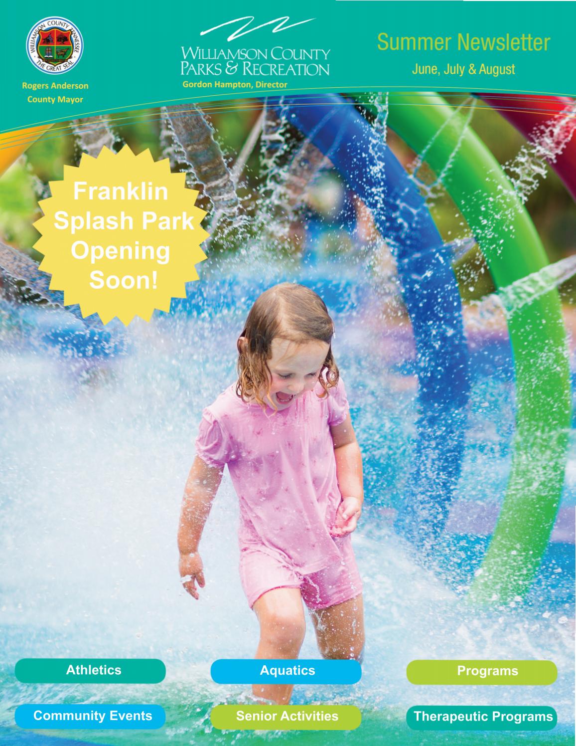 WCPR Summer Newsletter by Williamson County Parks and Recreation Issuu