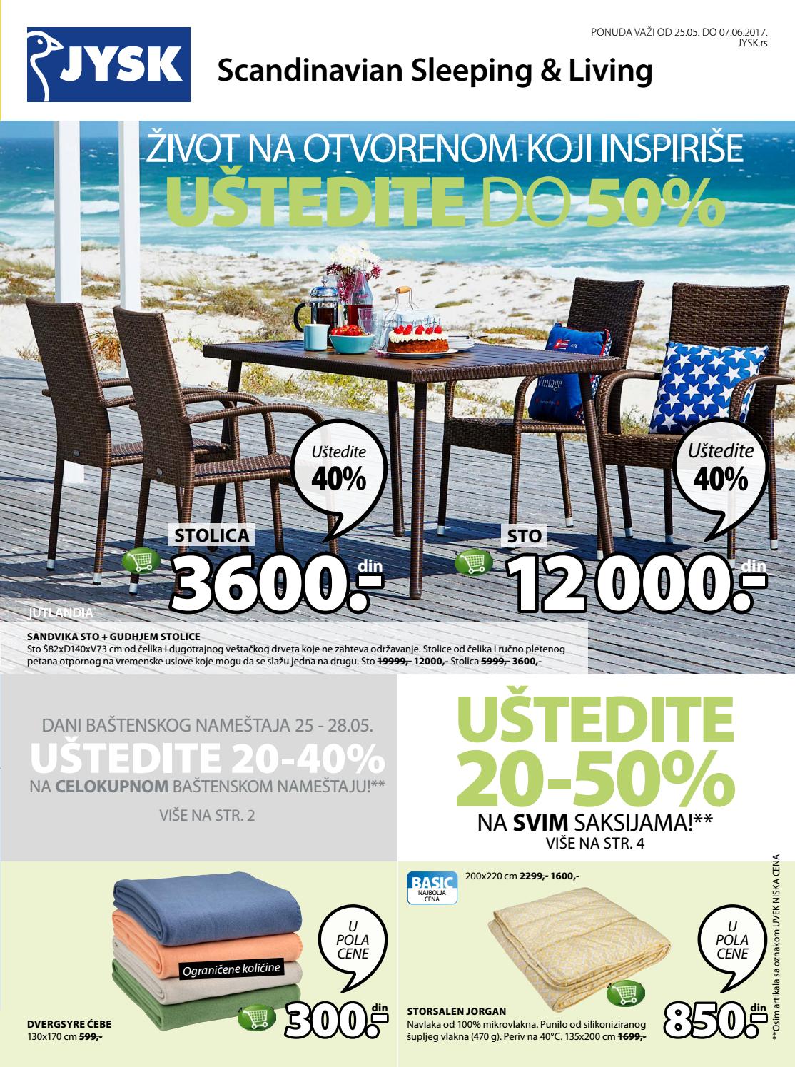 Jysk srbija katalog od 25 05 07 06 2017 by Catalog.hr Issuu