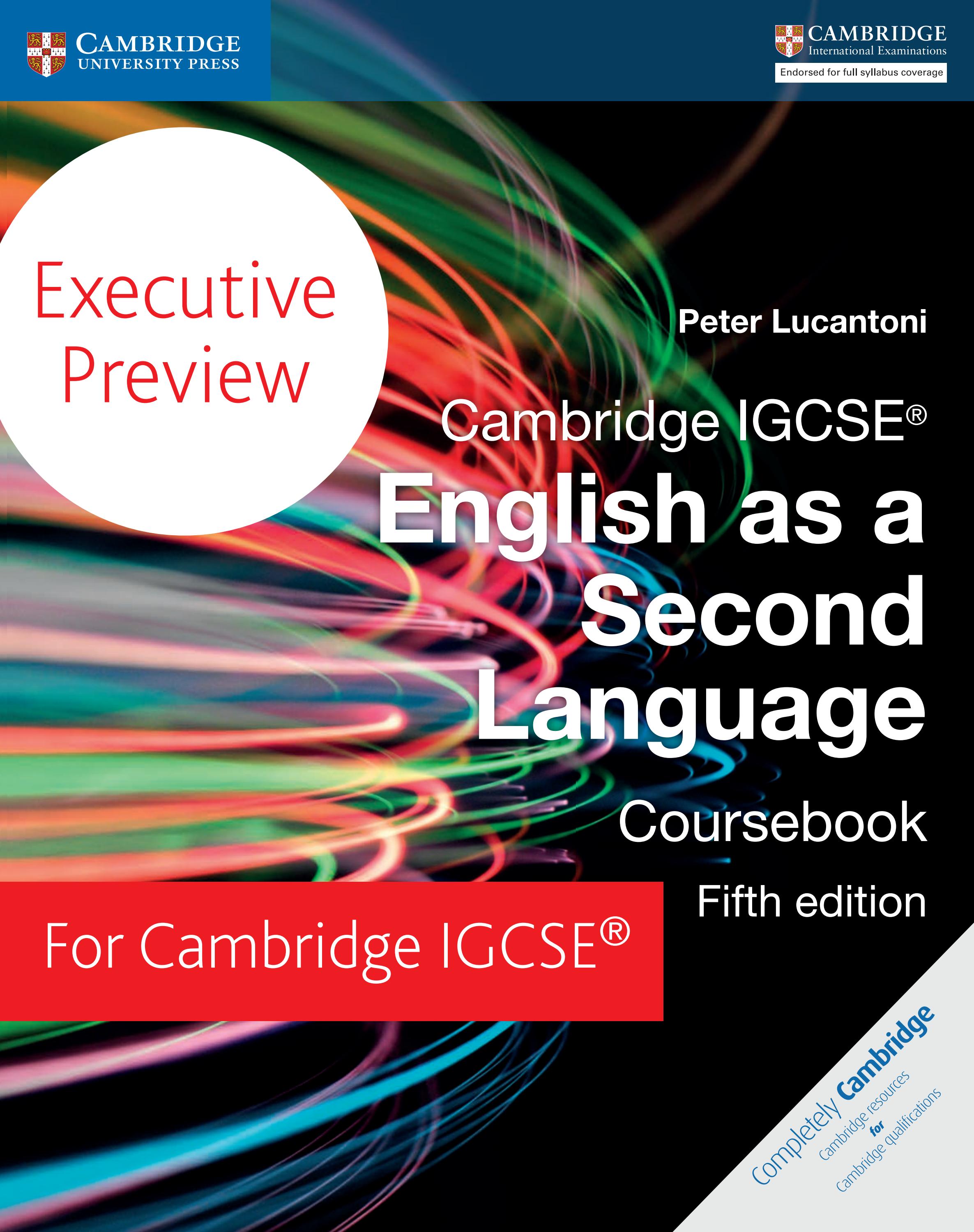 Executive Preview English As A Second Language By