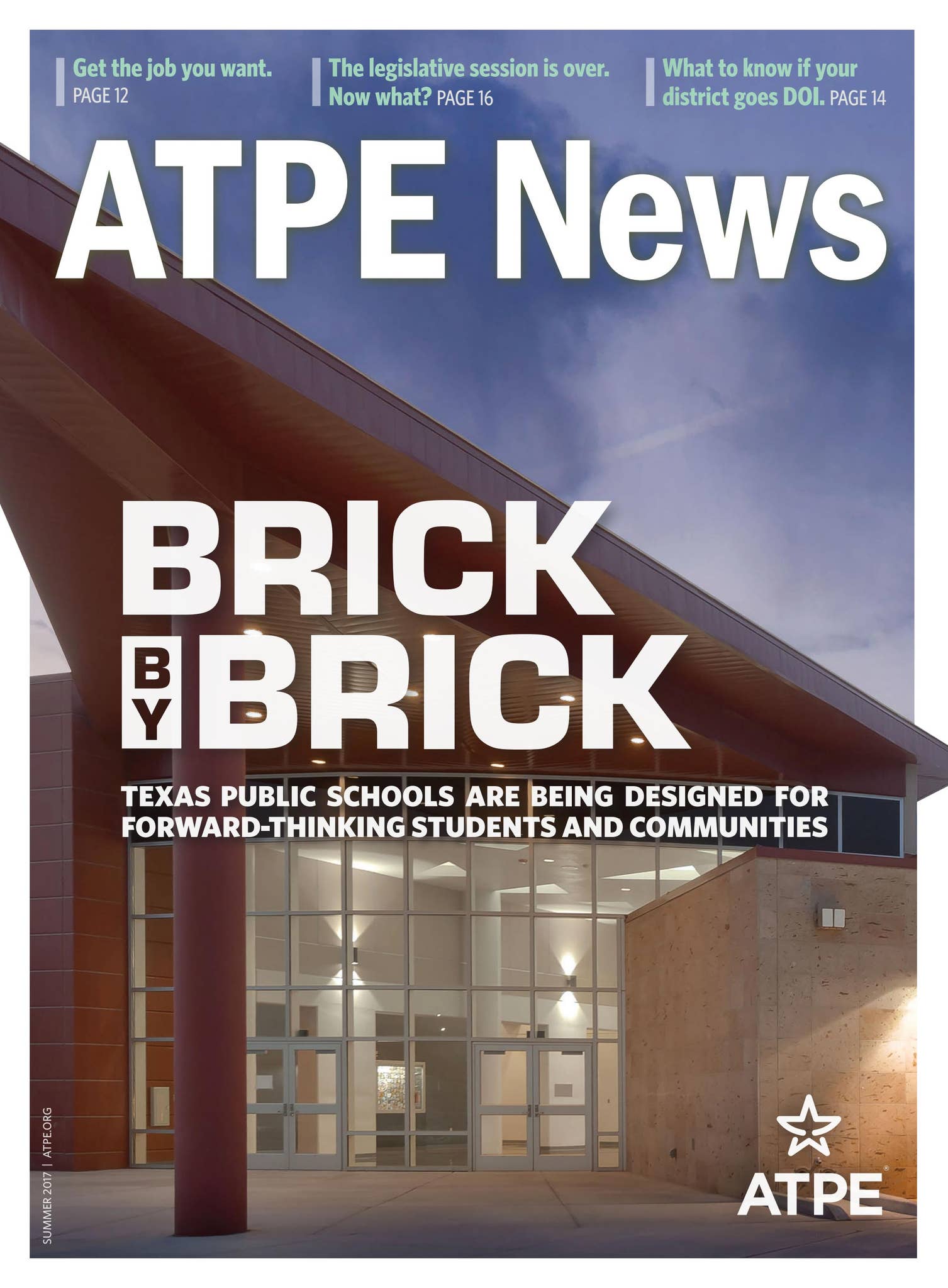 Summer 2017 ATPE News by Association of Texas Professional Educators ...