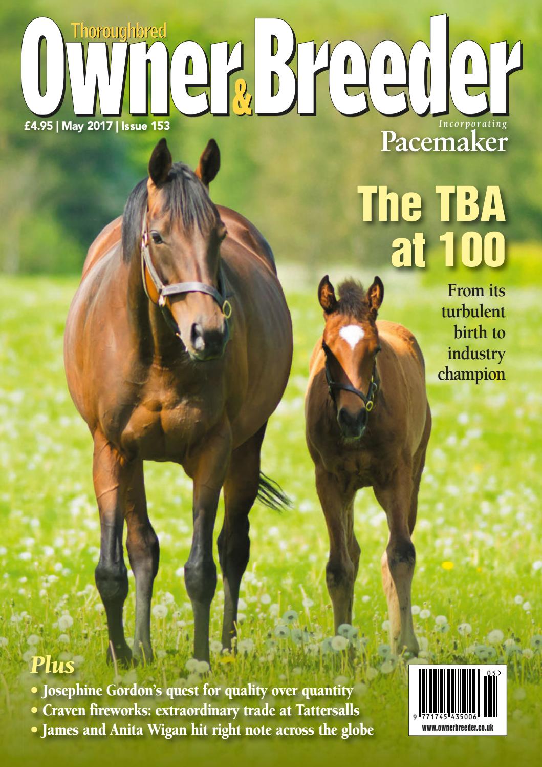 Thoroughbred Owner & Breeder by The Owner Breeder - Issuu