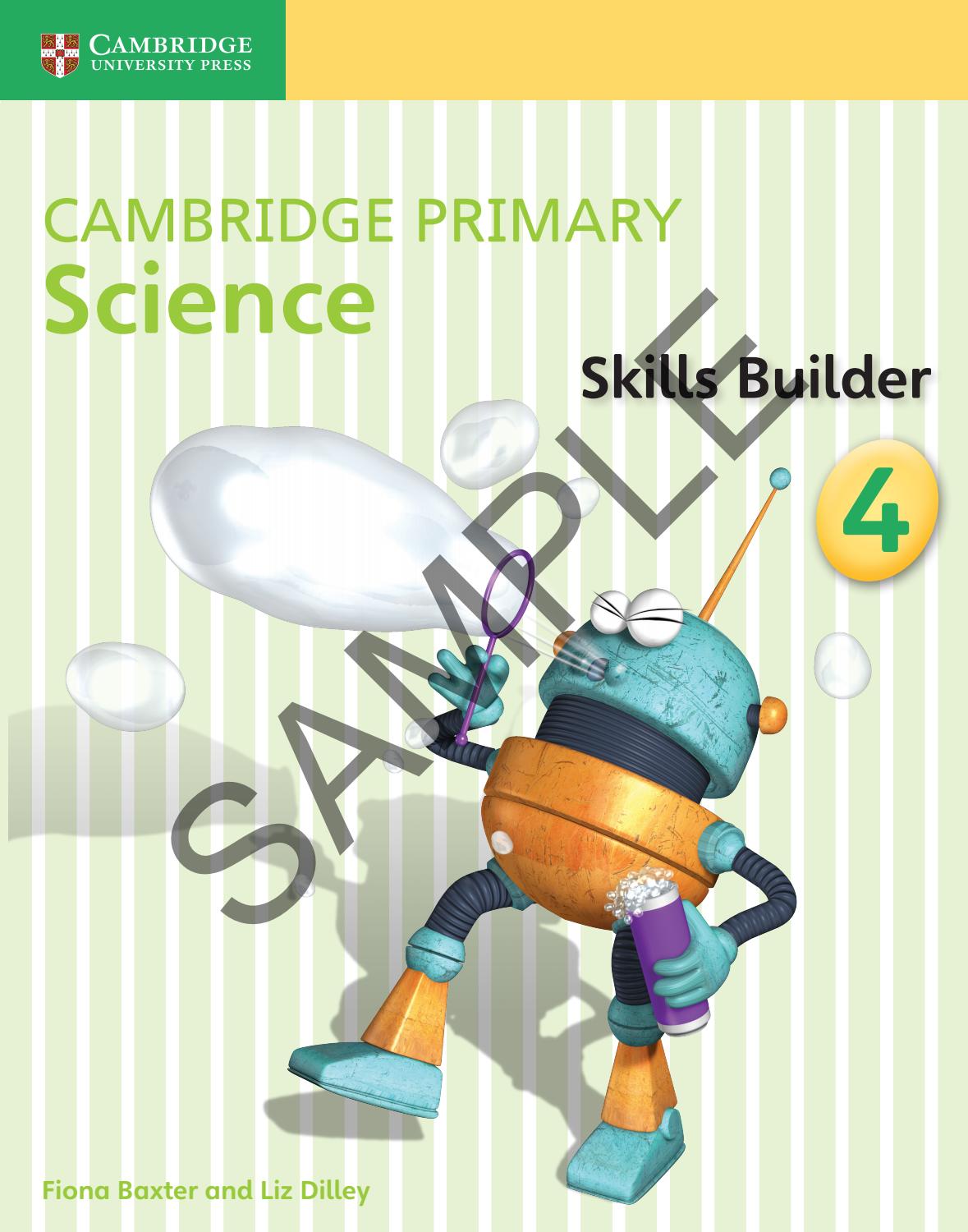 preview cambridge primary science skills builder 4 by cambridge