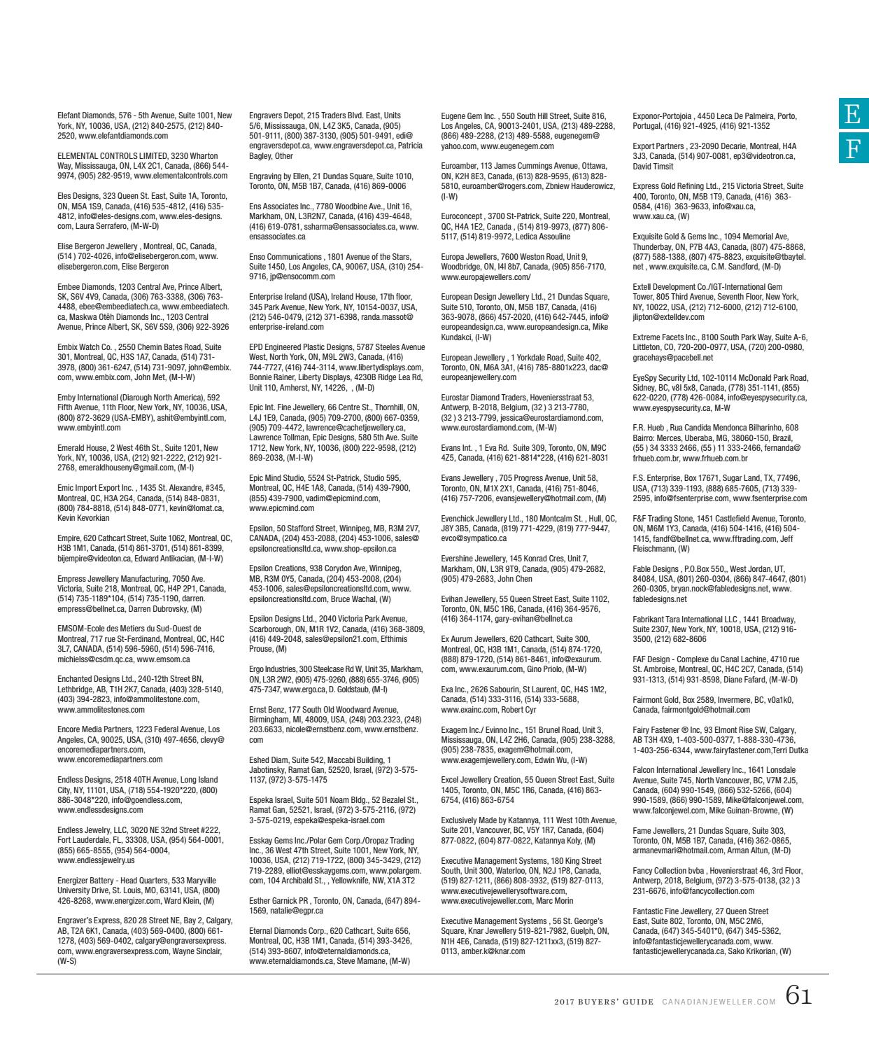 Cj 2017 Buyers Guide Preview By Canadian Jeweller Magazine Issuu