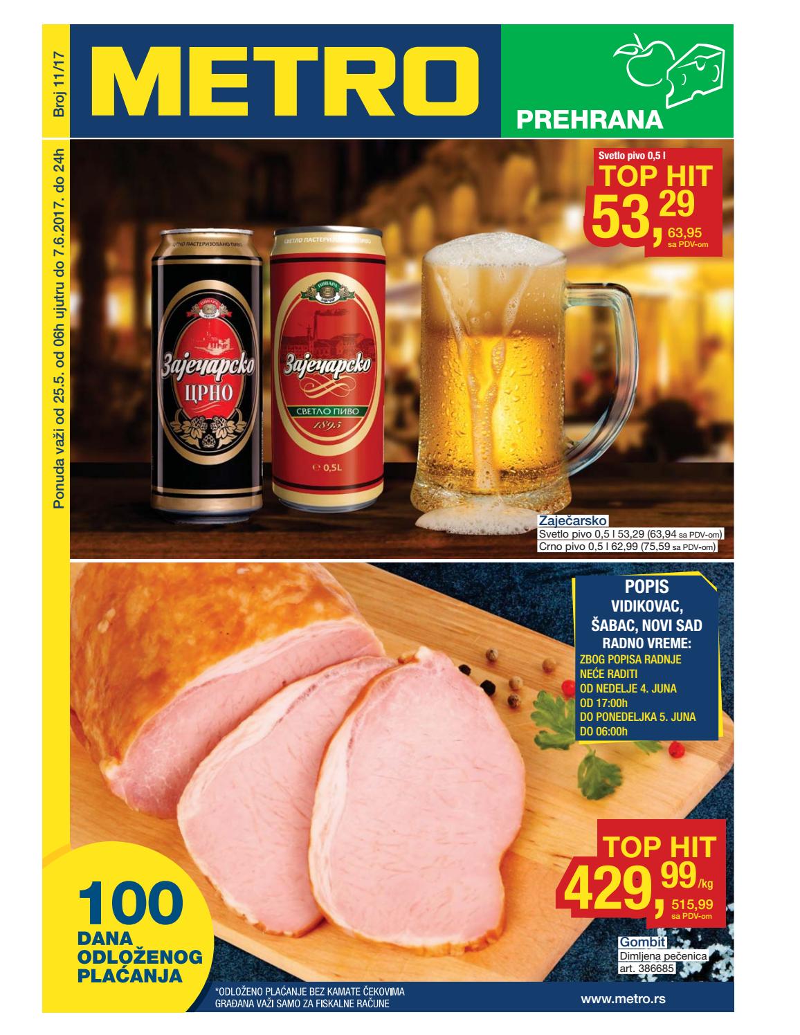 Metro katalog prehrane od 25 05 07 06 2017 by Catalog.rs Issuu