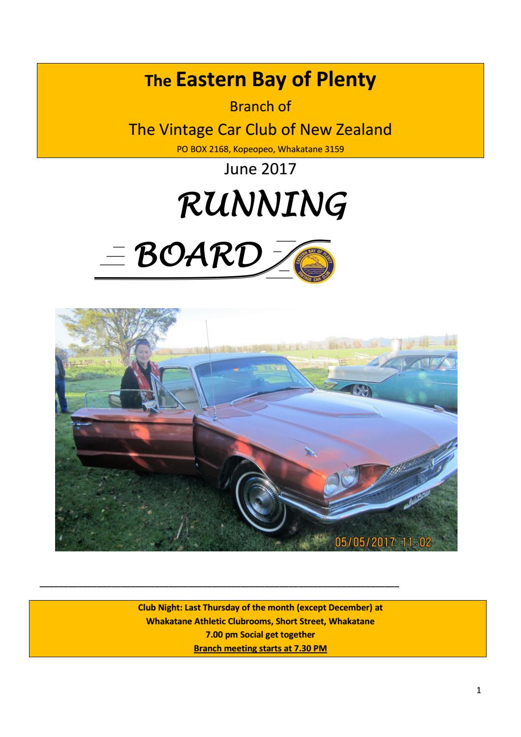 Eastern Bay of Plenty VCC June 2017 by Vintage Car Club of New Zealand