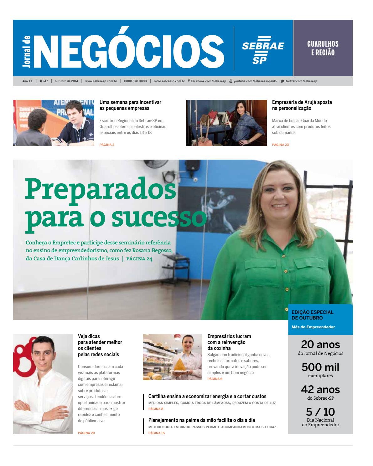 jornal de negócios sebrae sp 01 de outubro de 2014 guarulhos ejornal de negócios sebrae sp 01 de outubro de 2014 guarulhos e região by sebrae sp issuu