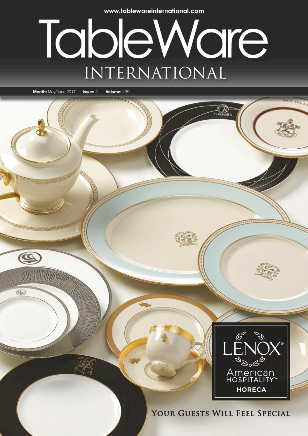 Tableware International May/June 2017 by Lema Publishing Issuu