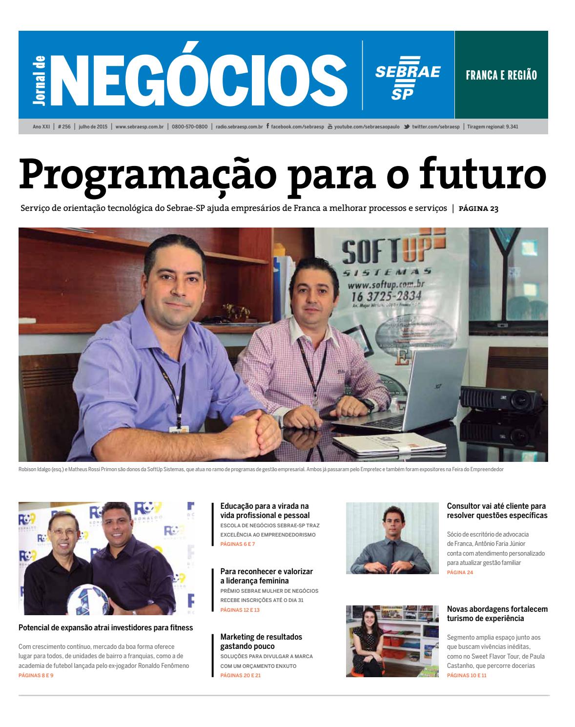 Jornal De Neg Cios Sebrae Sp Julho De 2015 Franca E Regi O By Jornal De Neg Cios Sebrae Sp Julho De 2015 Franca E Regi O By