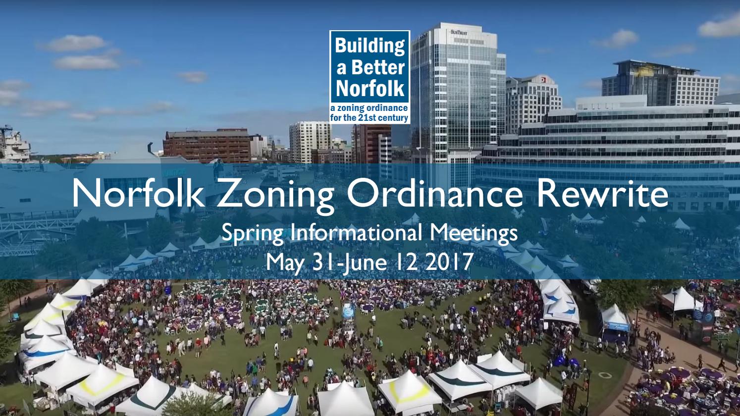 Zoning ordinance rewrite presentation by City of Norfolk Issuu