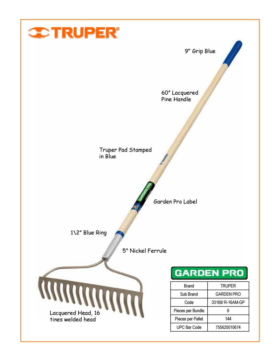 Optima Capper Rake Truper data sheets by Ram Tool Construction Supply Co. - Issuu