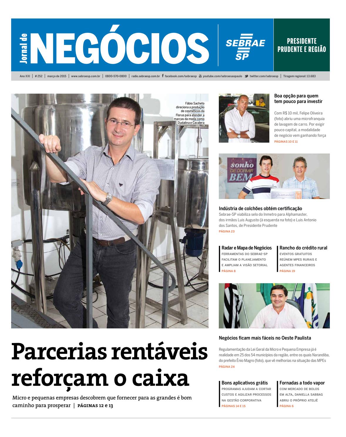 Jornal De Neg Cios Sebrae Sp 01 De Mar O De 2015 Presidente Jornal De Neg Cios Sebrae Sp 01 De Mar O De 2015 Presidente