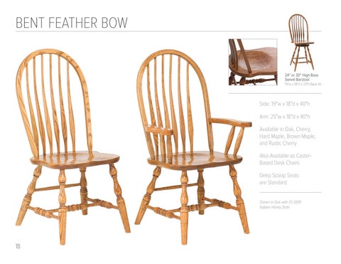 E & G Amish Furniture 2017 RH Yoder 椅 目录 / Dining Chairs / E&G Amish 家具 第 18 页
