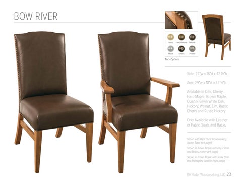E & G Amish Furniture 2017 RH Yoder 椅 目录 / Dining Chairs / E&G Amish 家具 第 23 页