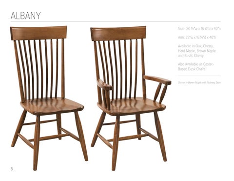 E & G Amish Furniture 2017 RH Yoder 椅 目录 / Dining Chairs / E&G Amish 家具 第 6 页