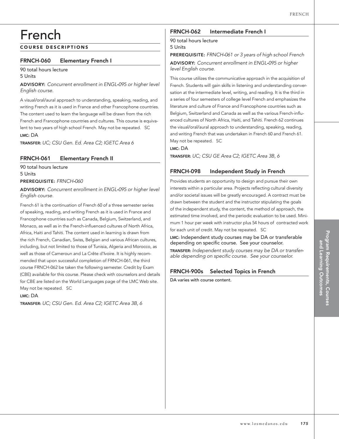 Catalog of Classes 2017 by Los Medanos College Issuu