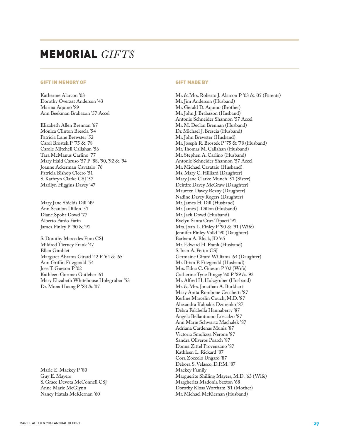 Tmla Mariel After Annual Report 16 By The Mary Louis Academy Issuu