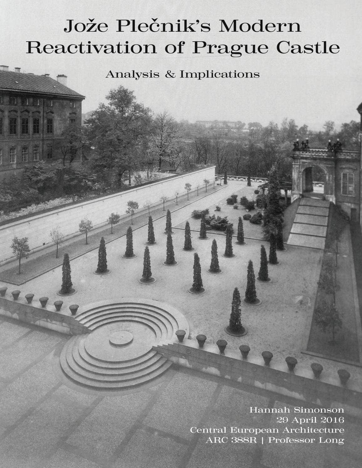 プレチニック 作品集 ARCHITECT OF PRAGUE CASTLE Joze Plecnik's Modern Reactivation of Prague Castle