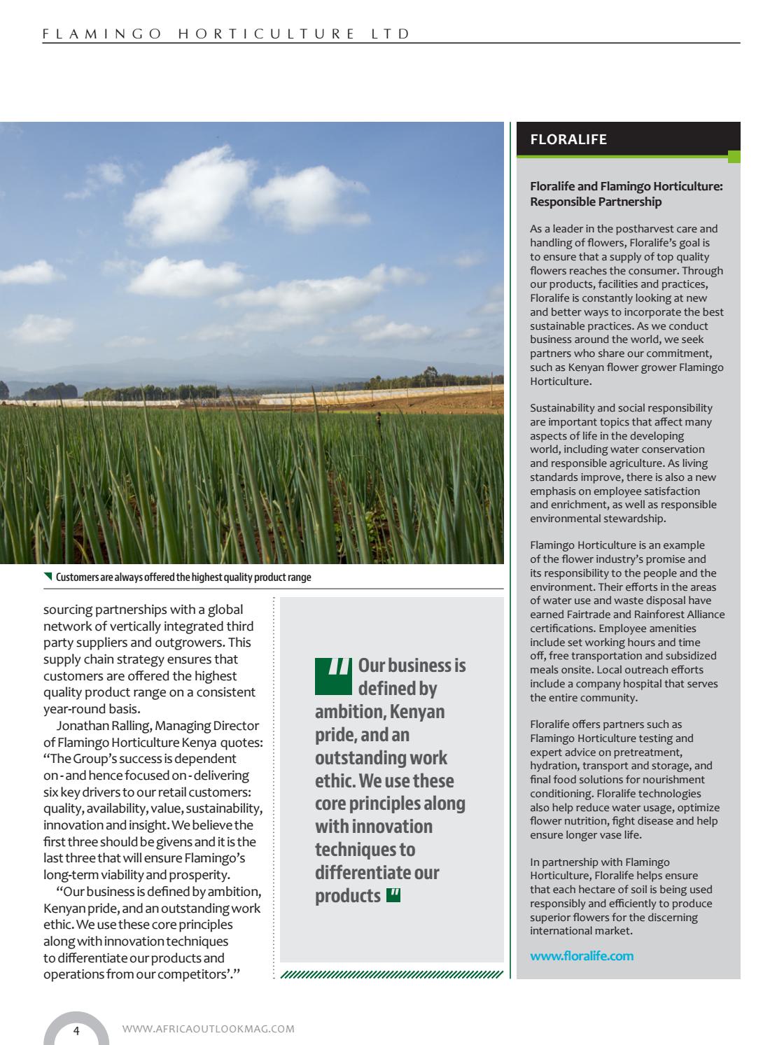 FLAMINGO HORTICULTURE by Outlook Publishing - Issuu