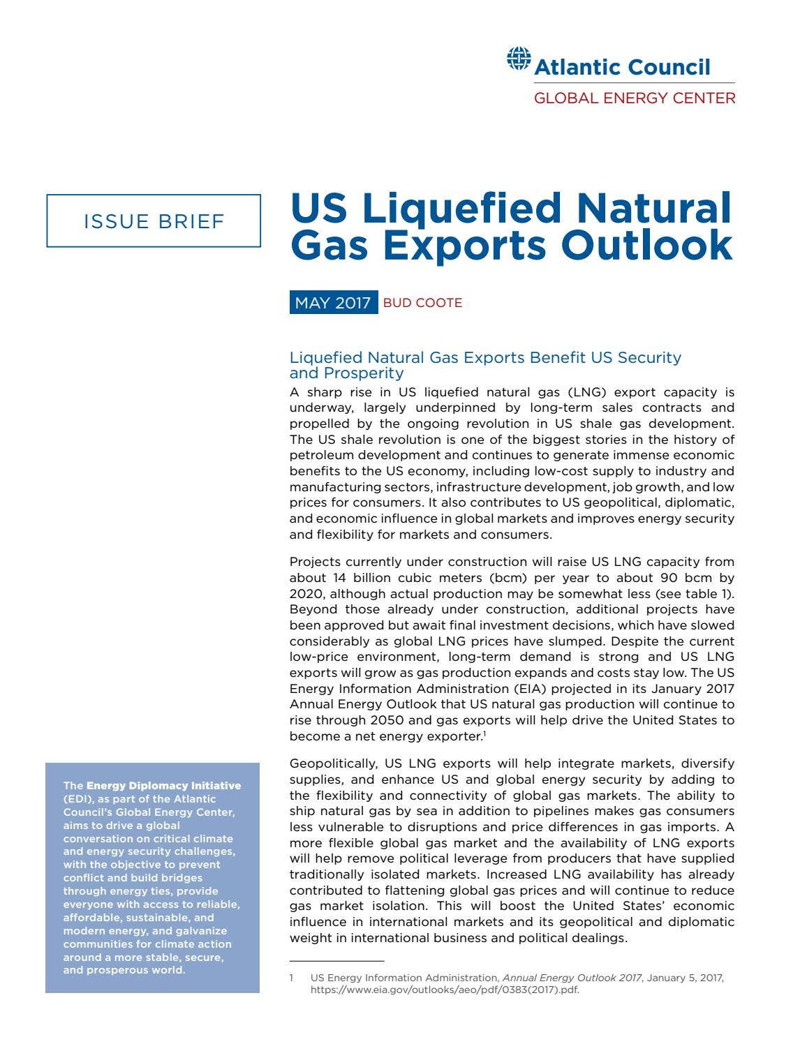 Us liquefied natural gas exports outlook web 0607 by Atlantic Council ...