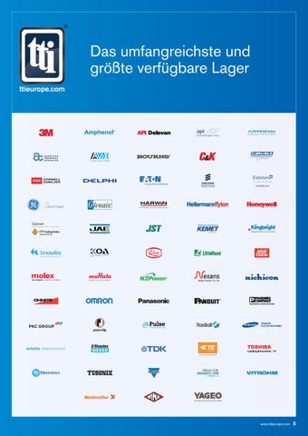 TTI, Inc. 灯饰目录 · TTI EMEA Line Card - 德国 第 5 页