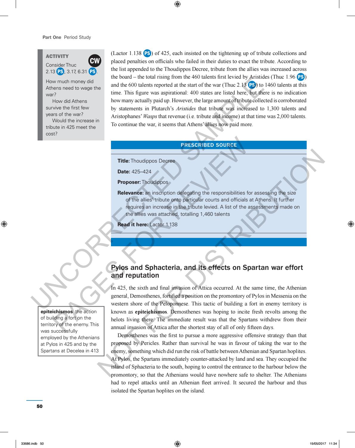 OCR Ancient History AS And A Level Component 1 By Bloomsbury Publishing
