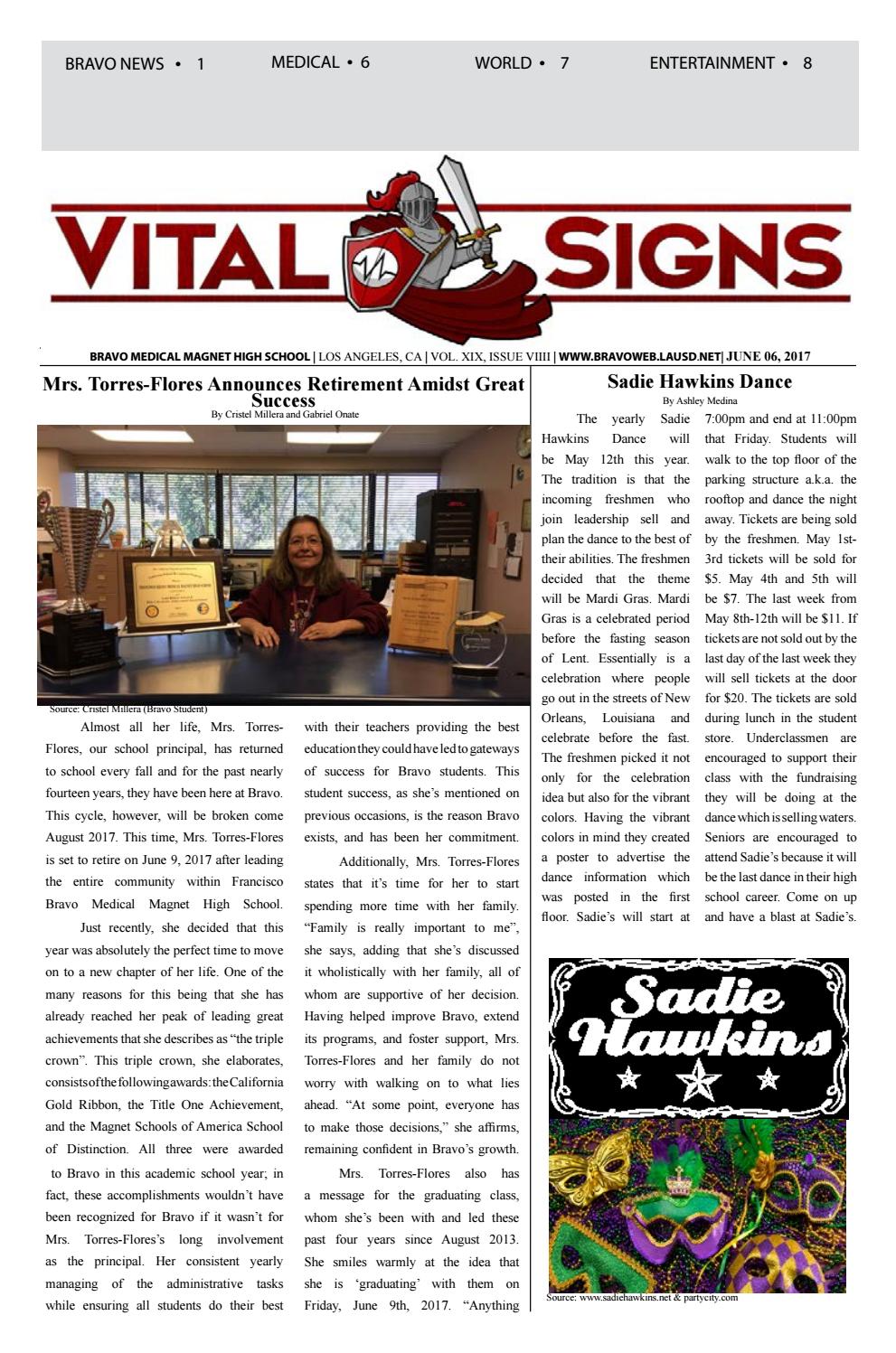 May Issue 2017 by Francisco Bravo Medical High School Issuu