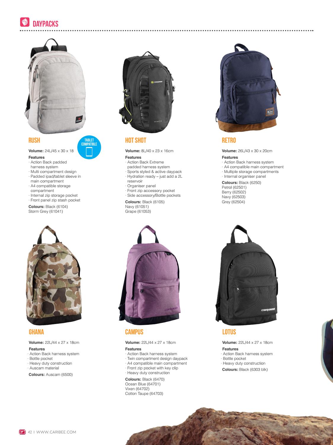 caribee rush daypack 24l