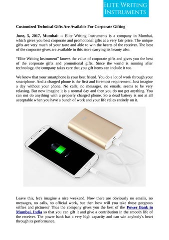 Customized Technical Gifts Are Available For Corporate Gifting By