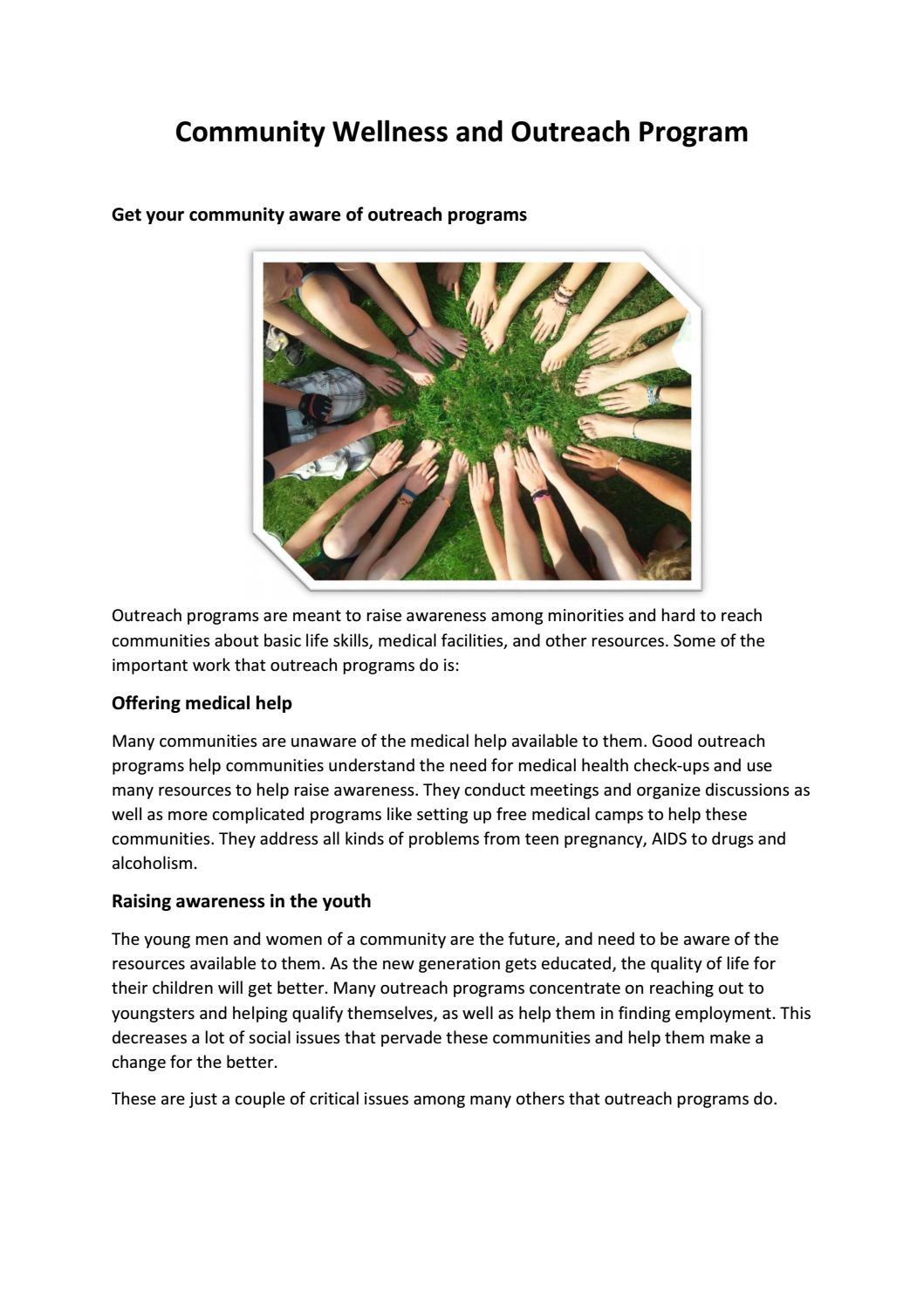 Community Wellness And Outreach Programs By Indian Health Center Issuu