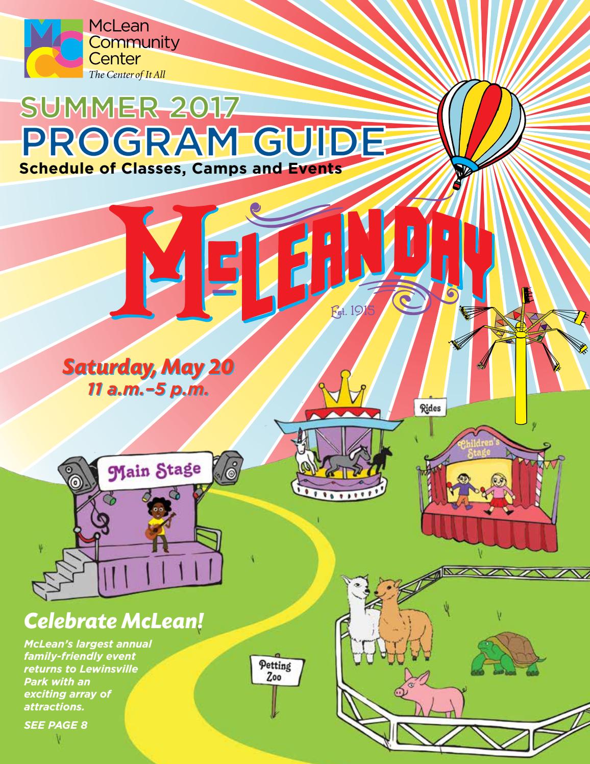 MCC 2017 Summer Program Guide by McLean Community Center Issuu