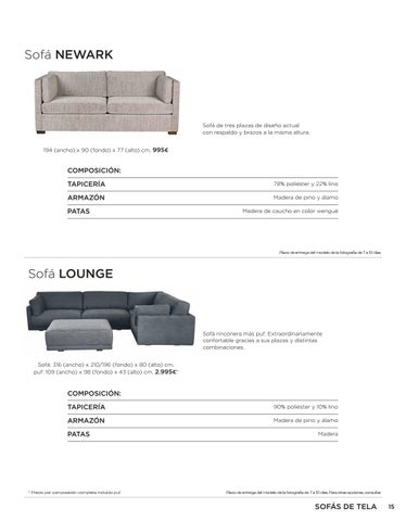 André Gonçalves 家具目录 · El Corte Inglés Directorio 德文 Muebles 第 15 页