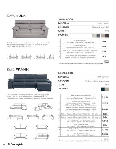 André Gonçalves 家具目录 · El Corte Inglés Directorio 德文 Muebles 第 18 页