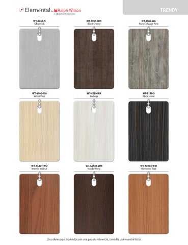 Wilsonart 家具目录 · Catalogo Eleméntal 第 20 页