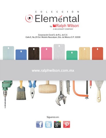 Wilsonart 家具目录 · Catalogo Eleméntal 第 23 页