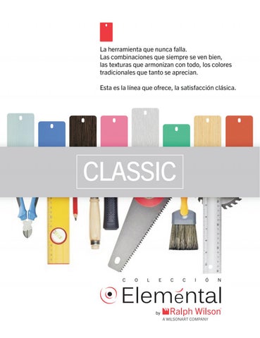 Wilsonart 家具目录 · Catalogo Eleméntal 第 7 页
