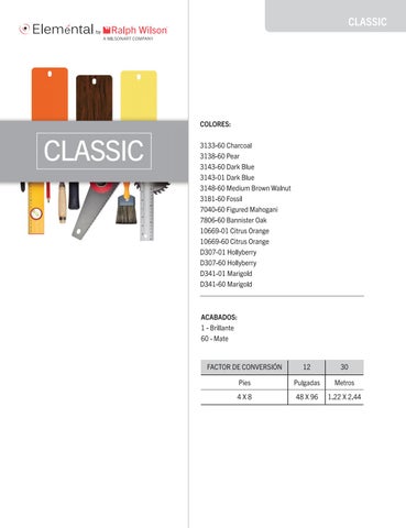 Wilsonart 家具目录 · Catalogo Eleméntal 第 8 页