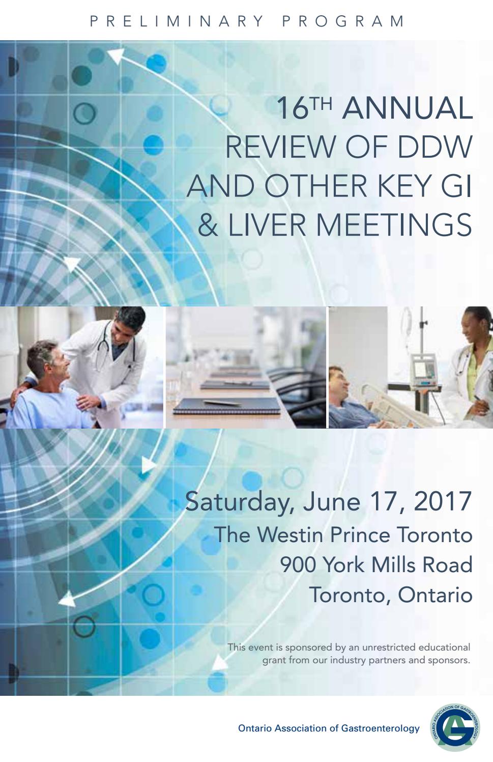 16th Annual Review of DDW and other Key GI & Liver Meetings by LS