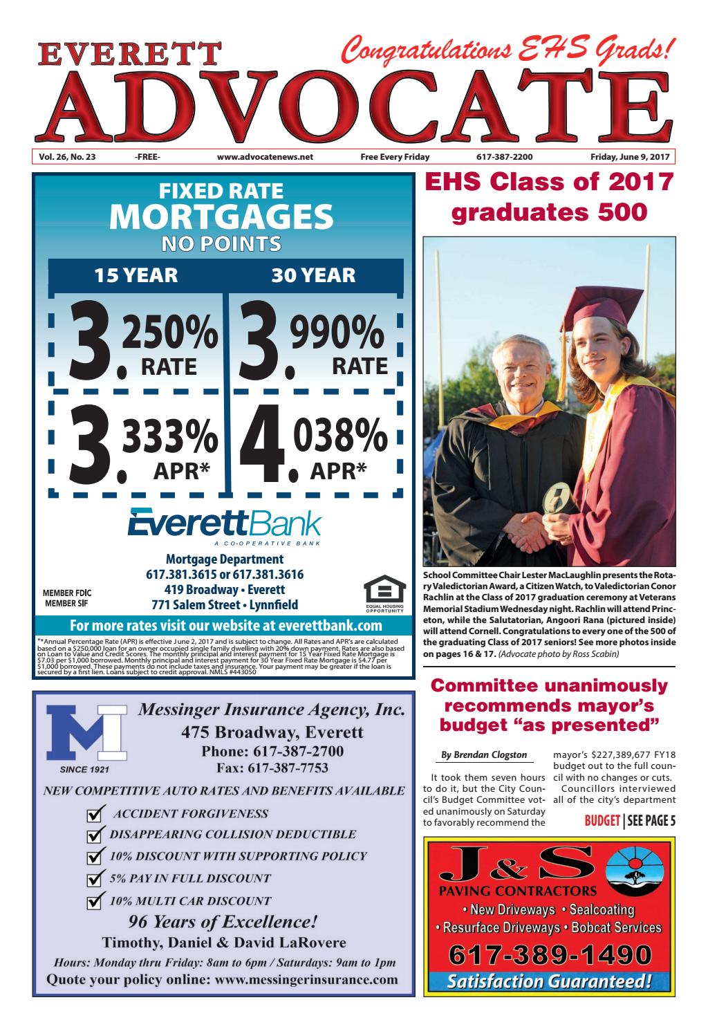 THE EVERETT ADVOCATE Friday, June 9, 2017 by Mike Kurov Issuu