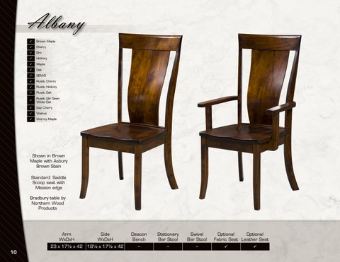E & G Amish Furniture 2017 Artisan Chairs 家具目录 / Dining Chairs / 第 10 页