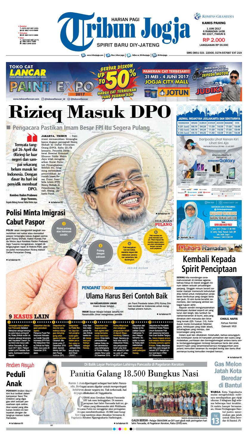 Tribunjogja 01 06 2017 By Tribun Jogja Issuu Tribunjogja 01 06 2017 By Tribun Jogja Issuu