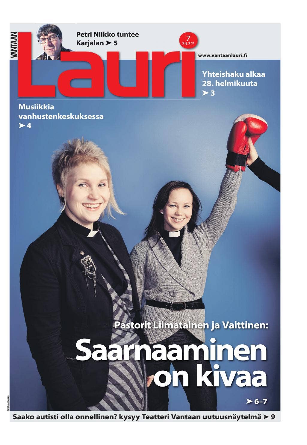 Lauri 2011 nro 7 (24 2) by Kirkko ja kaupunki - Issuu