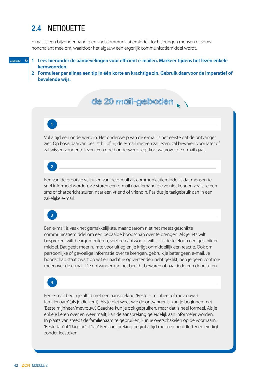 Zakelijke communicatie Nederlands by VAN IN - Issuu
